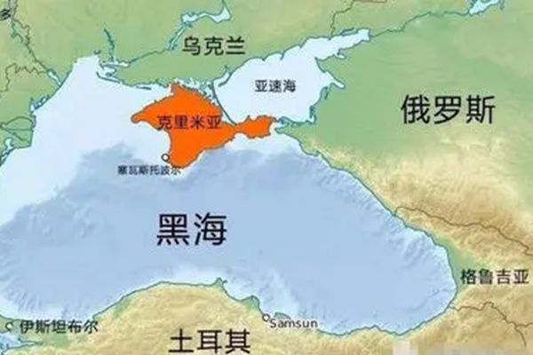 克里米亚中文地图图片